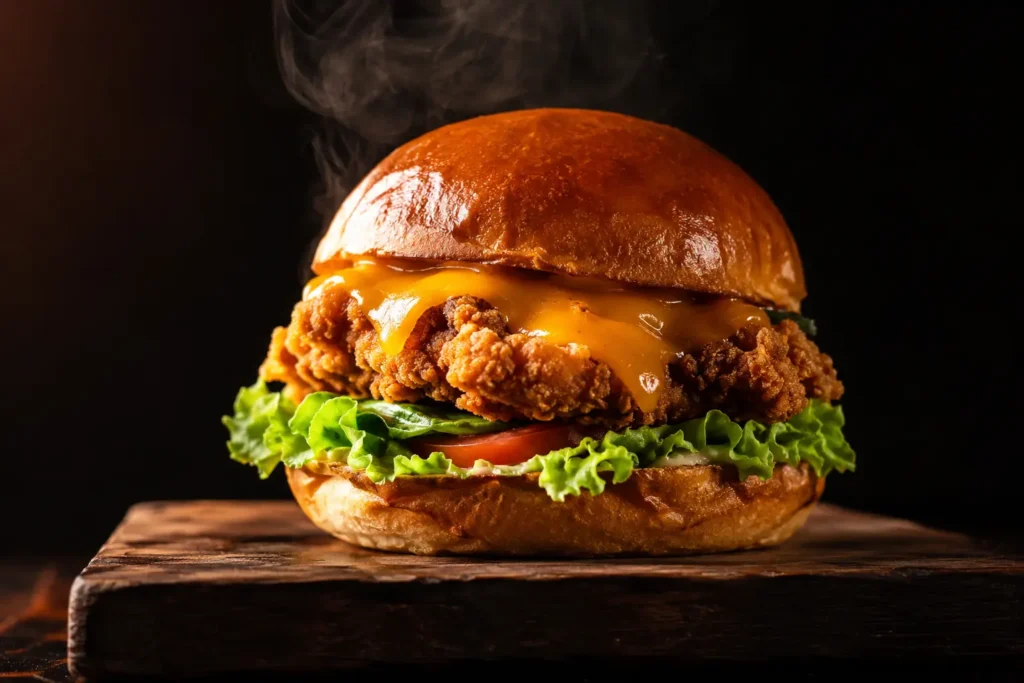 hamburguesa de pollo en Cornellà