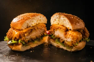 hamburguesa de pollo en Cornellà